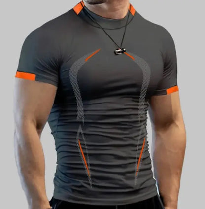 Breathable compression T-shirt
