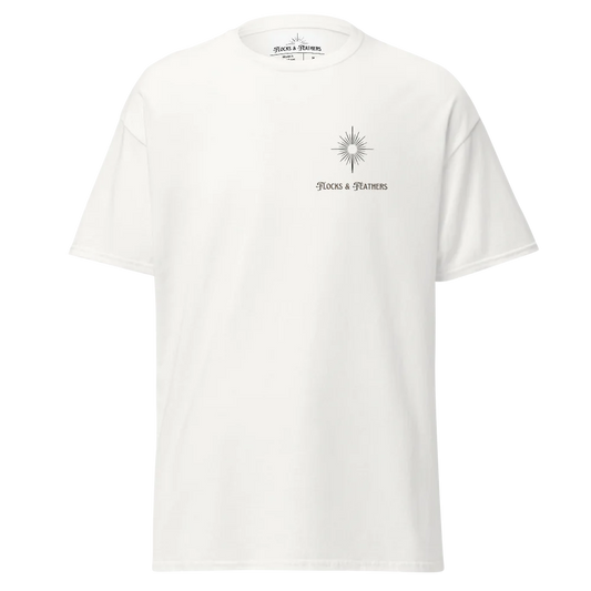Flocks & Feathers, Courage rooster t-shirt