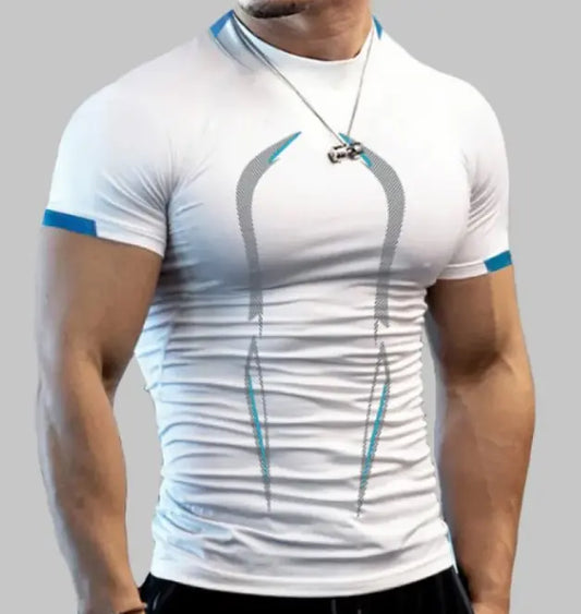 Breathable compression T-shirt