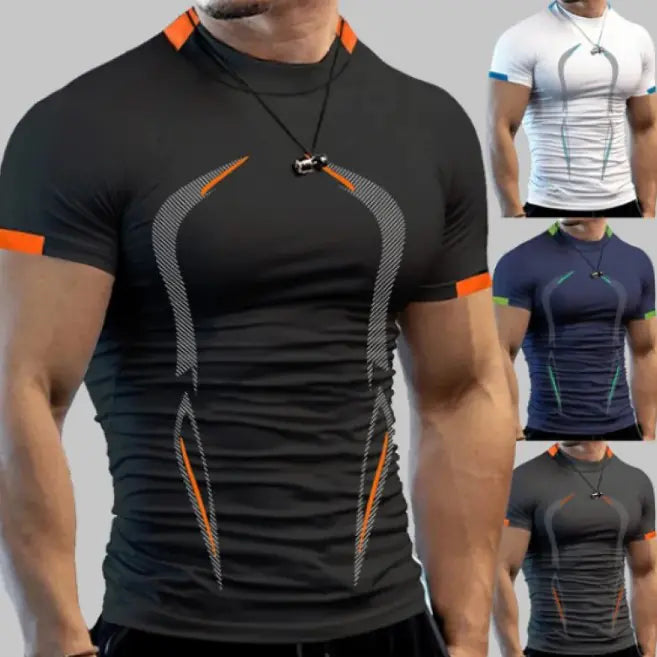 Breathable compression T-shirt